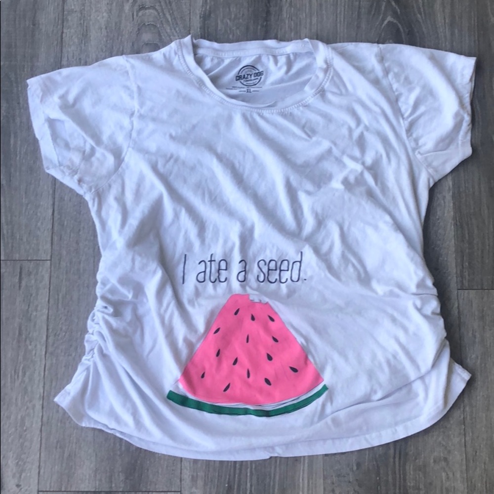 Funny maternity top